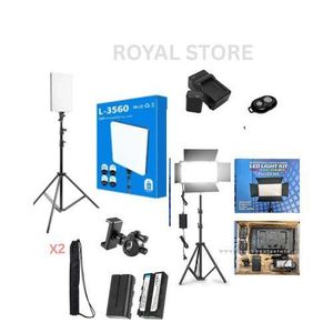 l-3560 panel light ,led 600 kit,bluetooth shutter,tripod bag