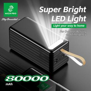 Mich Pro Limited Time! Authentic Features! 80,000mAh Mobile Power Bank: Charge Multiple Devices At Once