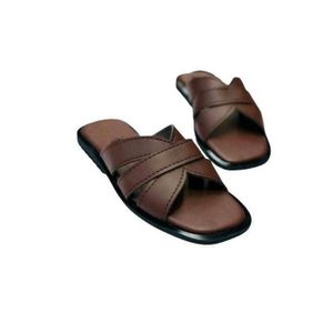 Men's Cross Pam Slippers - Brown