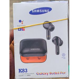 ORIGINAL Samsung Buds Pro5 Fingerprint Earbuds - Noise Cancellations Earphone, Personalized Spatial Audio, Sweat and Water Resistant Earpod - ( Black )