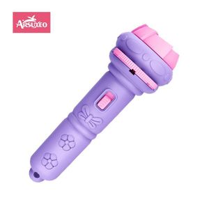 Arsuxeo 1pc Fun Projection Flashlight with 48 Patterns And 6 Cards