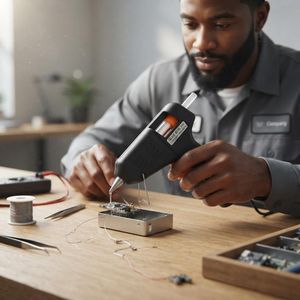 POWERFUL hot glue gum gun Glue gum stick Electric hot glue gun hot glue mini gun Hot Melt Glue Gun Electric Heat Temperature Sticks Mini Industrial Household Album Repair  