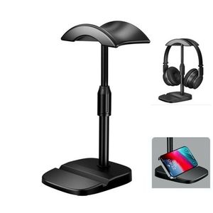 Desktop Headphone Stand/Headset Holder With Phone Holder