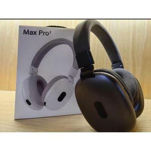 Max Pro 2 - Wireless Over-Ear Noise Cancellation Headphones with Bluetooth 5.3, TF Card Slot, Built-in Mic, USB-C Charging, Comfortable Cushioned Ear Cups, Gaming Headphone - Compatible with Smartphones & Computers, - Modern Headset ( Black )
