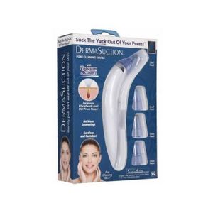 Dermasuction Cleaner Device (White) + 4PCS Interchangeable Suction Heads