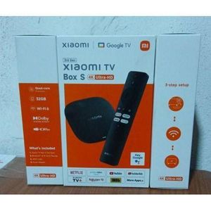 XIAOMI Mi Box S (3rd Gen) - 4K HDR Android TV With Google Assistant Remote Streaming Media Player