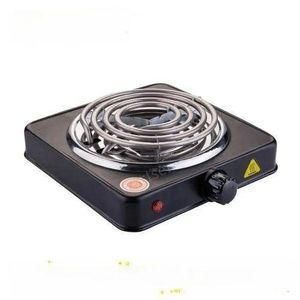 1000W Single Phase Electric Boiling Ring Hot Plate - Black