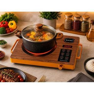 SILVER CREST  3500W Electric Ceramic Infrared Cooker - Single Burner Touch Control Hot Plate -= solar friendly