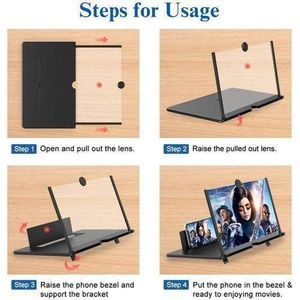 Mobile Phone Screen Amplifier Magnifier Bluetooth Speaker