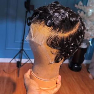 Pixie hair cut with full frontal