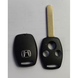 3 Button Remote Car Key Shell For Honda Fit Accord Civic Crv Pilot Insight Jazz Hrv Fob Case Cover