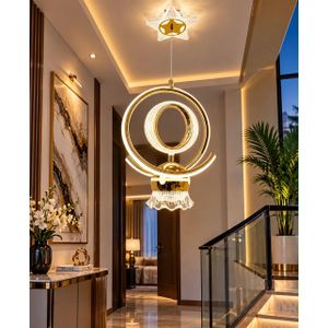 Chandelier Modern Design Chandeliers For Living Room And Bedroom  (warm white and blue)