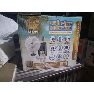 Lion 12" Rechargeable Table Fan 