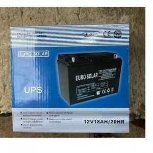 Euro solar Rechargeable battery 12v 18ah