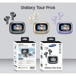Samsung Galaxy Tour Pro6- Pure Bass Smart screen touch True Wireless Noise Cancelling Earbuds With Smart Charging Case