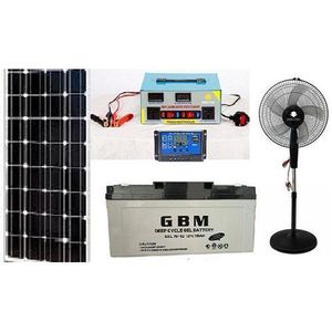 Miratec 1000W All In One Solar Home Generator For Laptop, TV And Lights