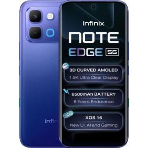 Infinix NOTE Edge 5G - 6.78" (128GB ROM / 8GB+8GB RAM) Dual SIM - 6500mAh - Blue