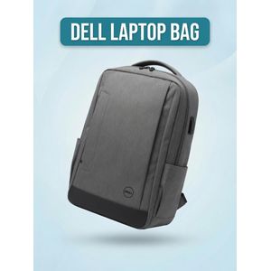 DELL Pro Premium Laptop Backpack - Up To 15.6" - Waterproof & USB Charging Port - Grey