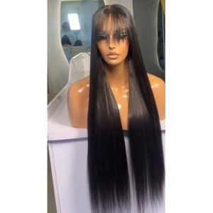 Luxury Straight Fringe Bob Wig With Closure