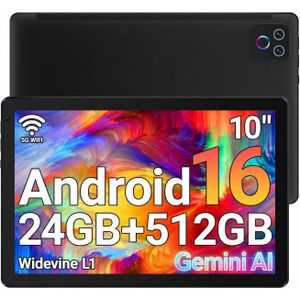 Maxim LitePad V13 10.1" 24GB+512GB 1TB Expandable Android 16 Tablet PC - 5G, Wifi, GPS, Dual SIM