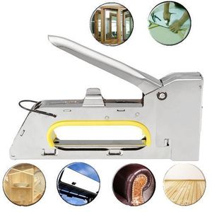 Manual Heavy Duty Hand Nail Gun Furniture With Staples