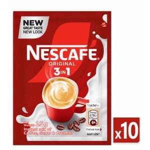 Nescafe 3-In-1 Breakfast Coffee - 25G X10