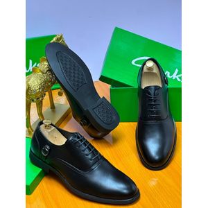 Clarks Sophisticated Classic Black Coperate Lace-up Footwear With Quality Sole Men Shoes With Choice