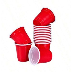 Disposable Red Plastic Cups – 10 Pcs Party & Event Drinking Cups