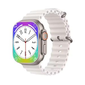 Smart Watch HD Large Screen Sports & Health Monitoring Bluetooth Connection Silicone Strap