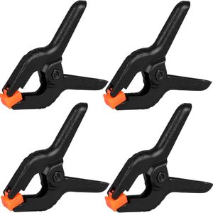 Spring Clamps, 4pcs Heavy Duty Plastic Clips Backdrop Clips Woodworking Clamps