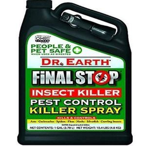 DR. EARTH  Final Stop Pest & Insect Control Killer Spray 1 Gallon 3.78 Liters