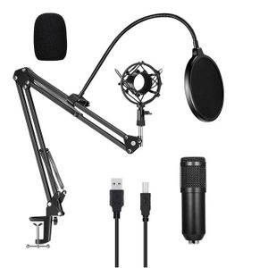 YOTTO USB Microphone Kit 192KHZ/24BIT Plug & Play Computer PC