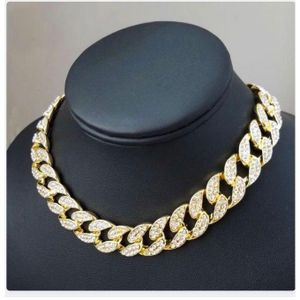 Cuban Choker Ice Gold Neckchain