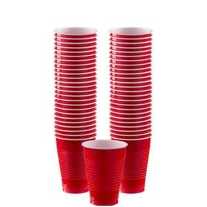 Pink Striped Milkshake Paper Cups Set 16oz / 450ml