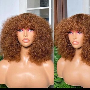 Very soft pixie curl fringe Wig - 14 inches, colour 30