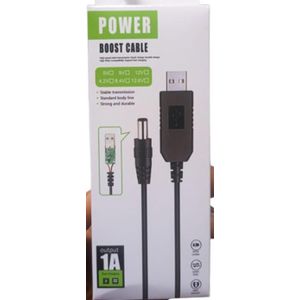 Power Boost Cable Connector 5V to 12V USB Power Cable -For  Power Bank To Broadband, WiFi Modem Router, Cable Connector 5V to 12V Boost Adapter, Plug-in to Power Bank, Car or Phone Charger, Compatible with Broadband, WiFi Modem Router, Interphone, Switch