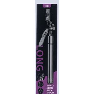 C08 Long Stable Selfie Stick Tripod with Detachable Bluetooth Remote