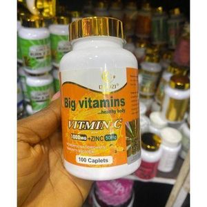 Duozi Vitamin C With Zinc 1000 Mg - 100 Caplets