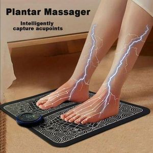 EMS Electric Foot Massager Pad Relief Pain Relax Massage Mat Stimulation Improve Blood Circulation