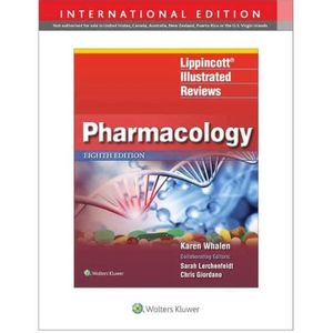 Lippincott illustrated Reviews Pharmacology - 8th edition 