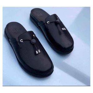 Foreign Fashionable Half Shoe Black New