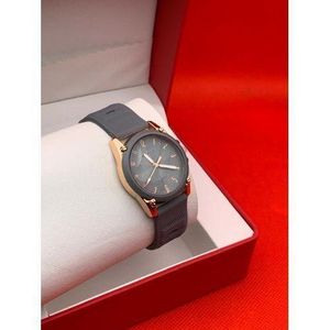 Unique Rubber Strap Men /Ladies/Students Analog WristWatch Ash