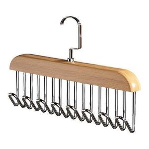 Wooden Sling 8 Hook Clothes Storage Hanger