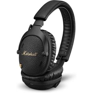 Marshall  Monitor III A.N.C. Over-Ear Bluetooth Headphones - Active Noise Cancelling with Microphone - 100+ Hrs Wireless Playtime - Lightweight, Foldable Design for Travel - Black