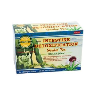 Great Tea Intestine Detoxification Herbal Tea - 100% All Natural 