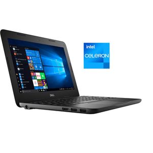 DELL LATITUDE 3190 INTEL CELERON -4GB RAM - 128GB SSD- Windows 10 +Mouse& USB Light For Keyboard