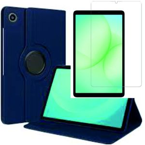 Samsung Galaxy Tab A11 Plus (11 Inch) 360 Degree Rotatable Case & Screen Protector - Blue