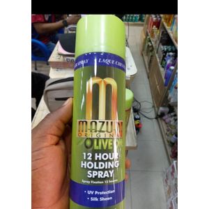 Mazuri Olive Oil 12 Hour Firm Holding Spray UV Protection, 500ml