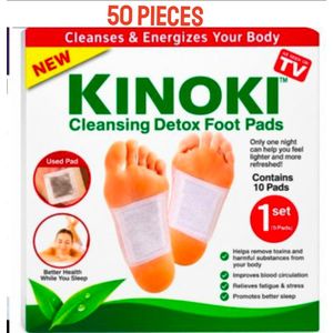 5 packs of 10 Pieces Kinoki Cleansing Detox Pad