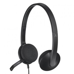 Logitech H340 USB Stereo Headset With Noise-Cancelling Mic For Windows And Mac